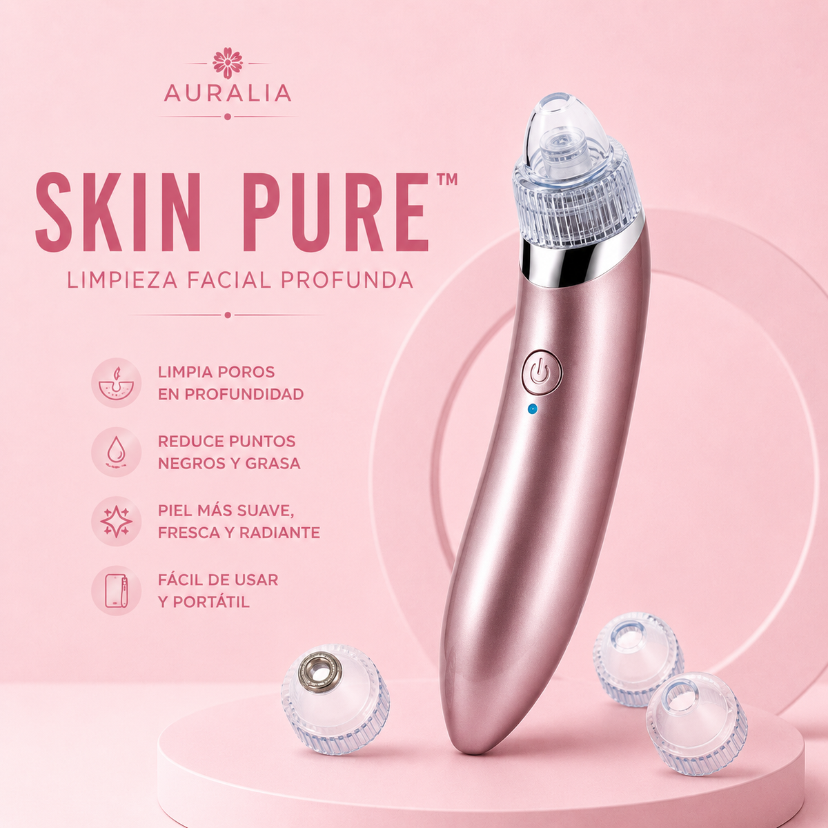 SkinPure - Limpiador Facial de Poros