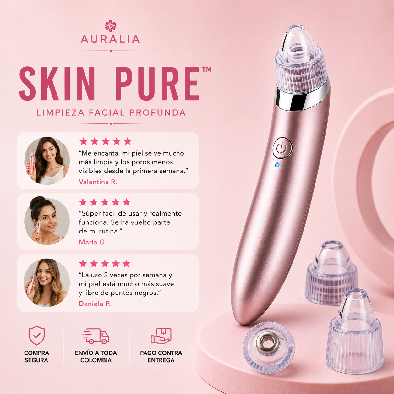 SkinPure - Limpiador Facial de Poros